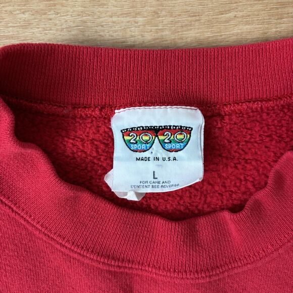 Ohio State Sweatshirt Mens Size Large Vintage Buckeyes Pullover Sweater - Picture 4 of 6